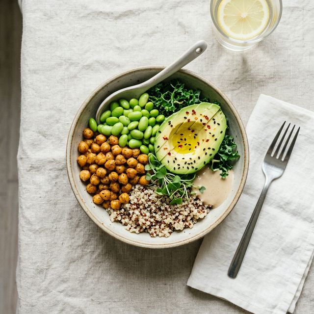 Plat sain et protéiné